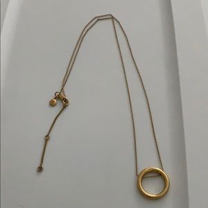 Madewell circle necklace